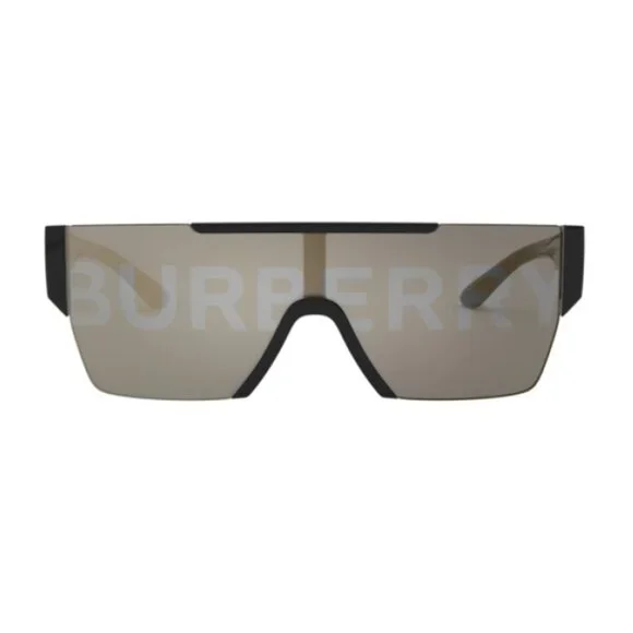 NEW BURBERRY BE4291 3001/G SHIELD SUNGLASSES BROWN display picture 3
